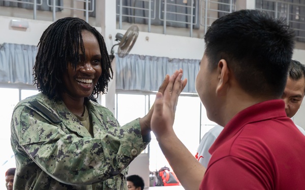 Pacific Partnership 2026 conducts a host nation outreach event at Sekolah Menengah Kebangsaan La Salle in Kota Kinabalu, Malaysia