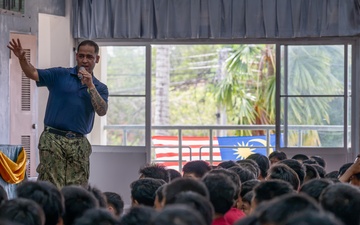 Pacific Partnership 2026 conducts a host nation outreach event at Sekolah Menengah Kebangsaan La Salle in Kota Kinabalu, Malaysia