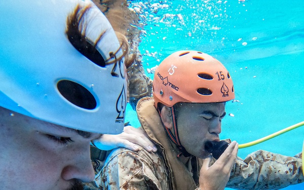 5th Air Naval Gunfire Liaison Company hosts underwater egress training