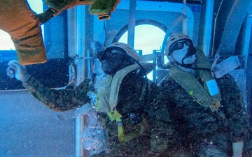 5th Air Naval Gunfire Liaison Company hosts underwater egress training