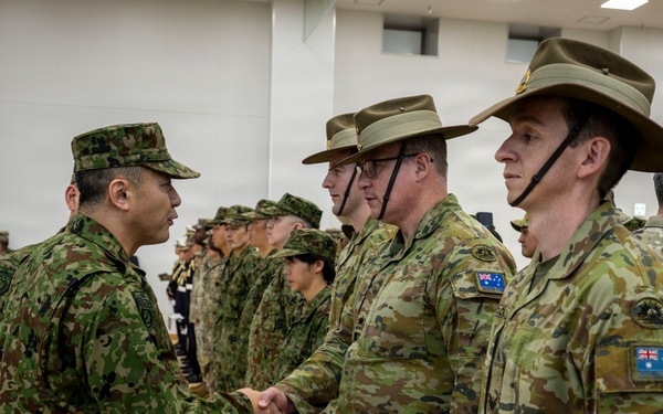 U.S., Japanese, and Australian Forces host closing ceremony for Yama Sakura 91