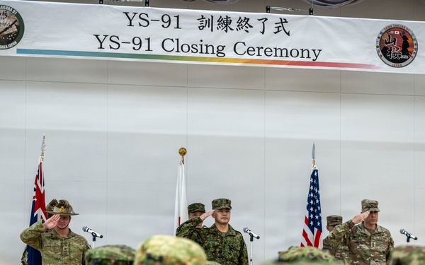 U.S., Japanese, and Australian Forces host closing ceremony for Yama Sakura 91