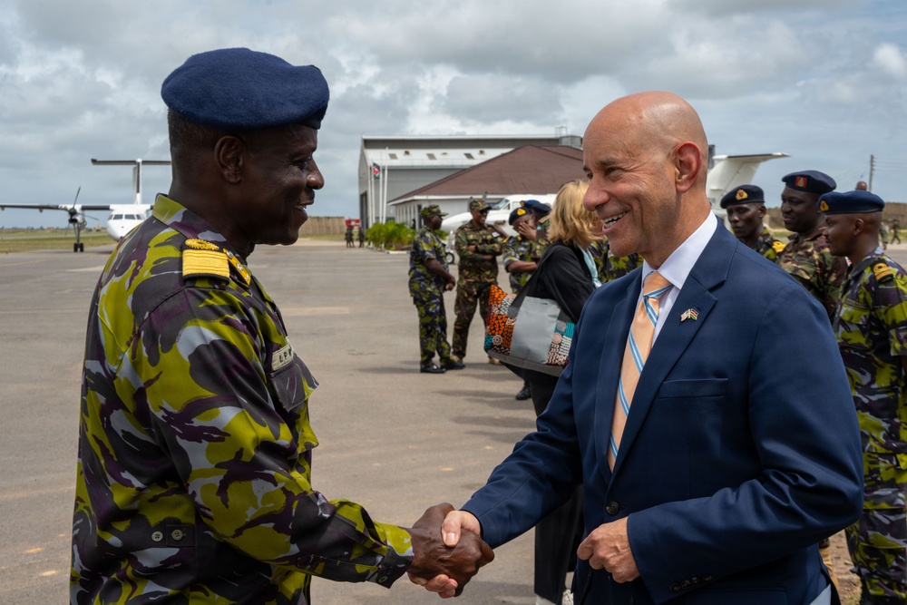 Strengthening Partnership: Department of State visits Kenya Navy Base in Manda Bay, Kenya