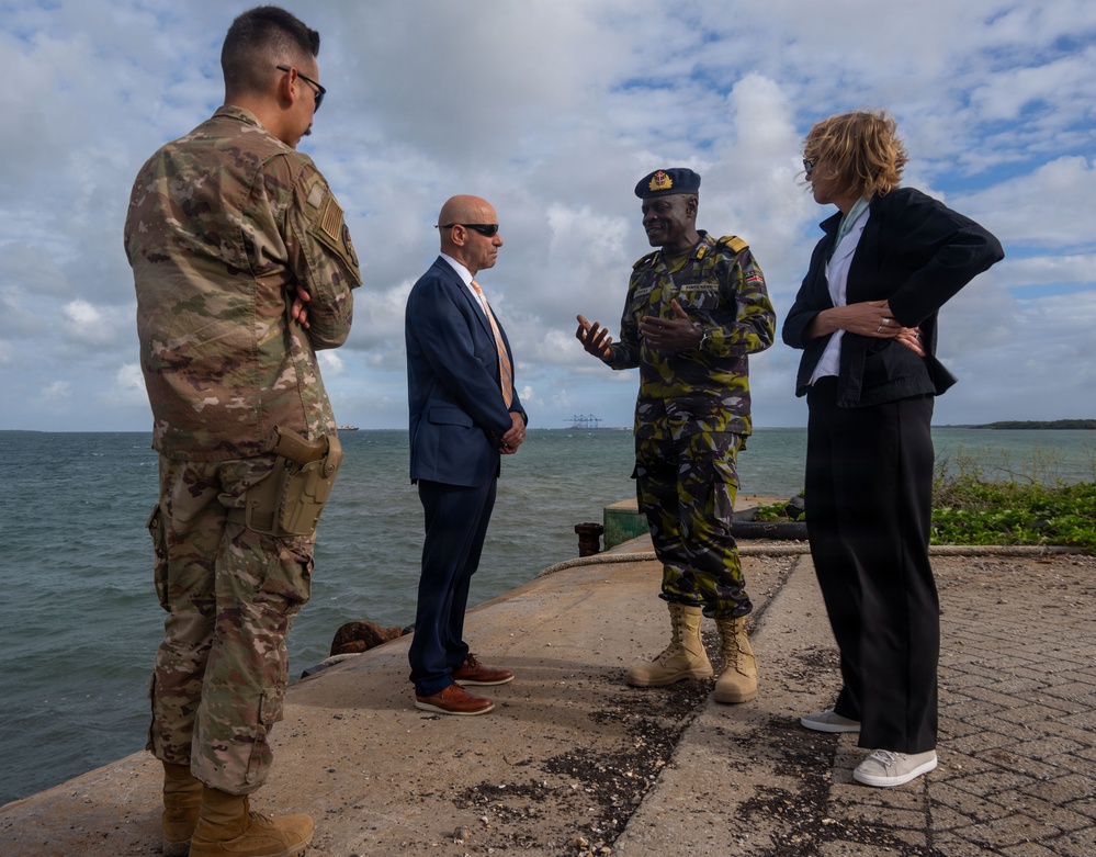 Strengthening Partnership: Department of State visits Kenya Navy Base in Manda Bay, Kenya
