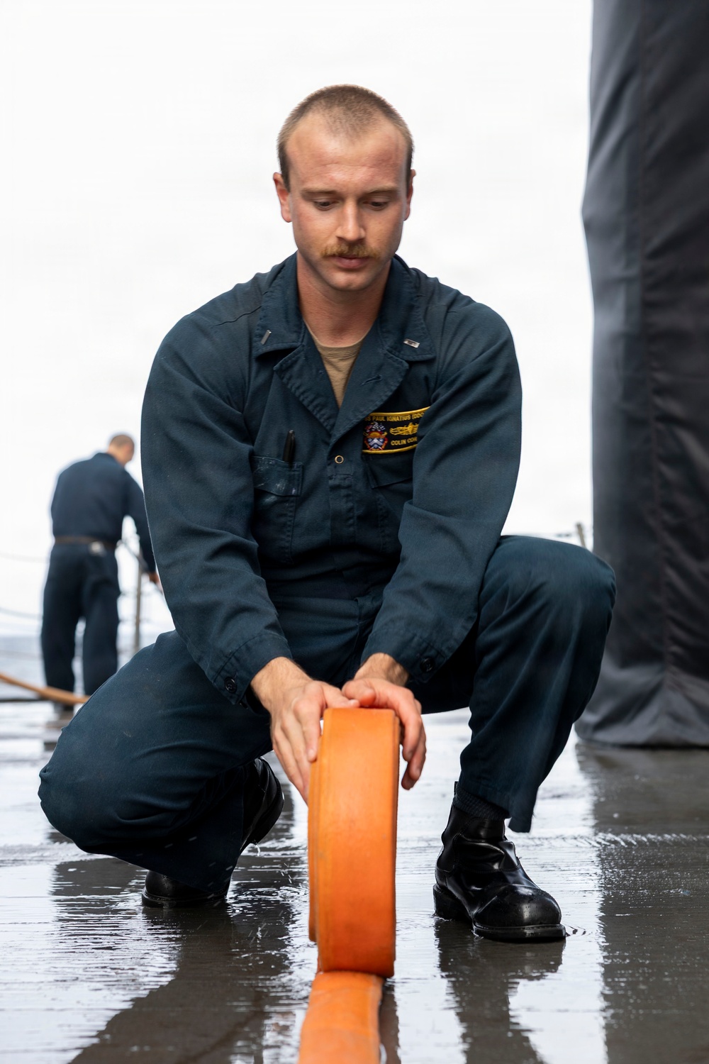 DDG 117 Sweeps Off The Mediterranean Sea Salt As They Enter The Atlantic Ocean