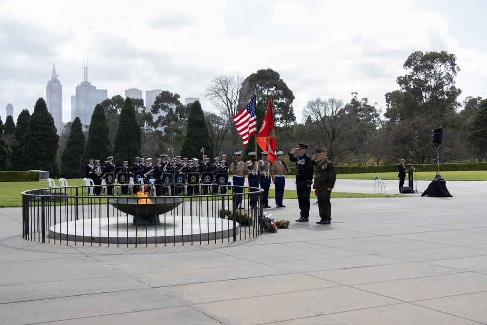 MRF-D Marines attend 9/11 memorial service in Melbourne