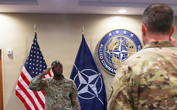 AF South Battalion’s Charlie Company Changes Leadership