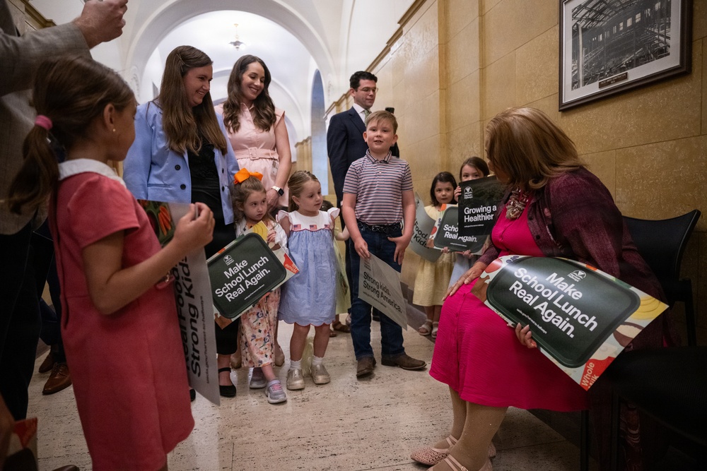 USDA Secretary Brooke Rollins and Secretary Kennedy &amp;quot;Harvest to Hallways&amp;quot; announcement and  press conference, September 24, 2026.