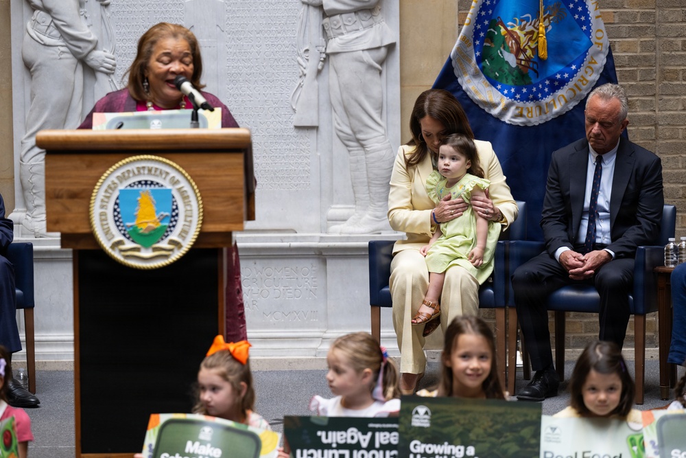 USDA Secretary Brooke Rollins and Secretary Kennedy &amp;quot;Harvest to Hallways&amp;quot; announcement and  press conference, September 24, 2026.