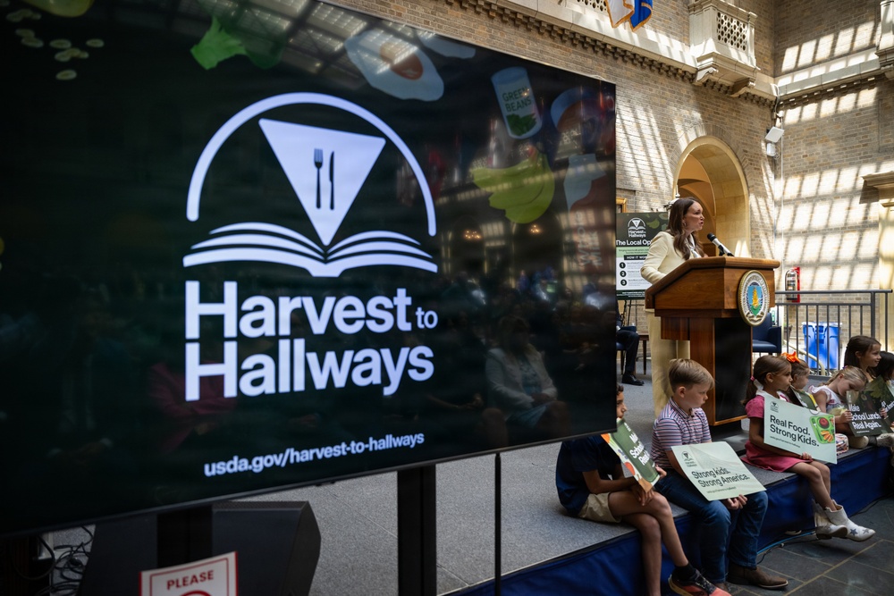 USDA Secretary Brooke Rollins and Secretary Kennedy &amp;quot;Harvest to Hallways&amp;quot; announcement and  press conference, September 24, 2026.