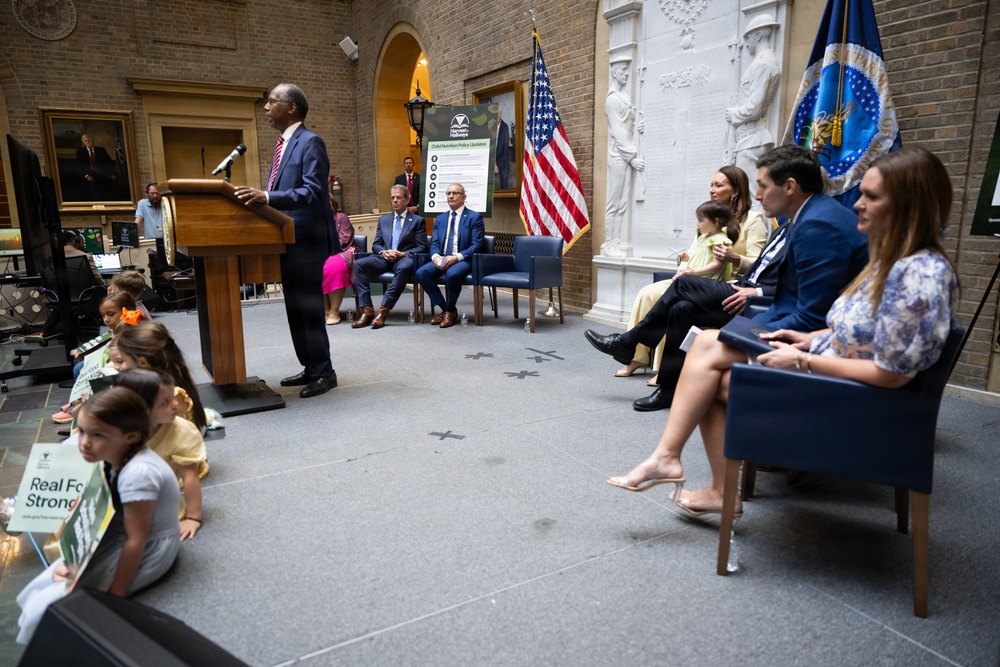 USDA Secretary Brooke Rollins and Secretary Kennedy &amp;quot;Harvest to Hallways&amp;quot; announcement and  press conference, September 24, 2026.