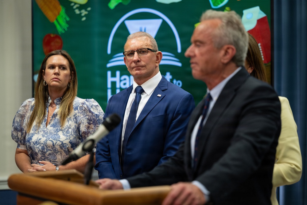 USDA Secretary Brooke Rollins and Secretary Kennedy &amp;quot;Harvest to Hallways&amp;quot; announcement and  press conference, September 24, 2026.