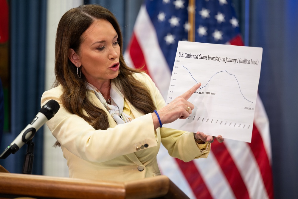USDA Secretary Brooke Rollins and Secretary Kennedy &amp;quot;Harvest to Hallways&amp;quot; announcement and  press conference, September 24, 2026.