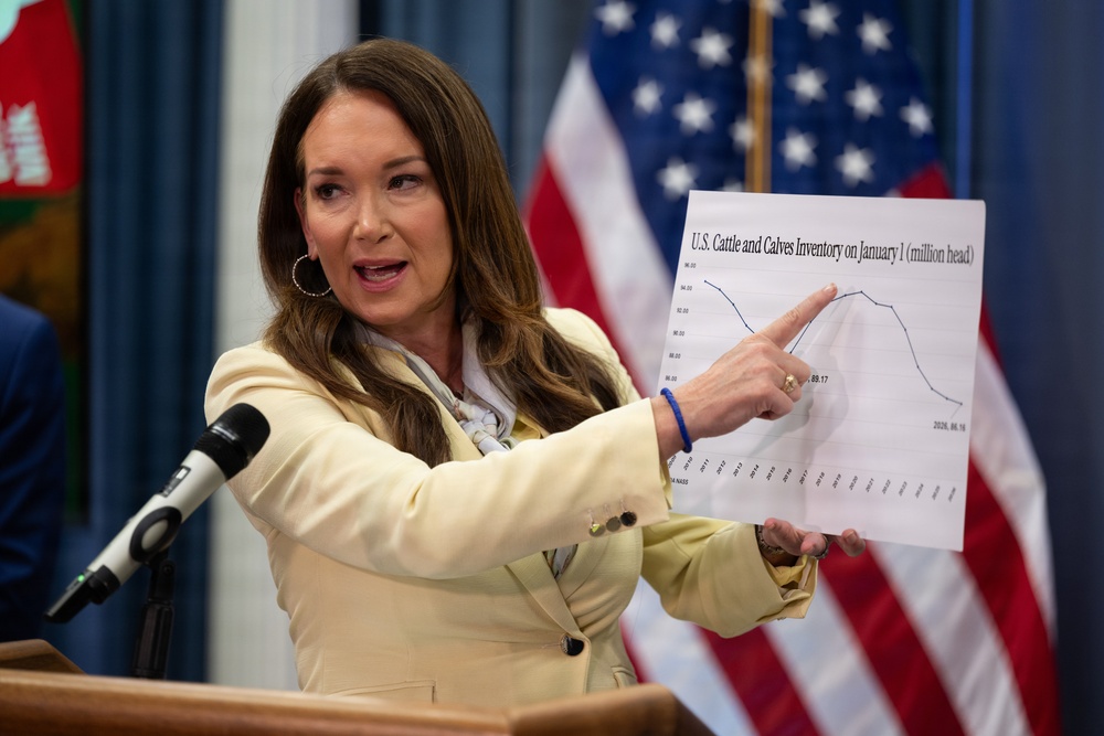 USDA Secretary Brooke Rollins and Secretary Kennedy &amp;quot;Harvest to Hallways&amp;quot; announcement and  press conference, September 24, 2026.