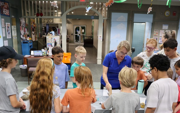 SWFLANT'S STEM Team Collaborates with U.S. Army Corps of Engineers for Storybook STEM at the Camden County Public Library