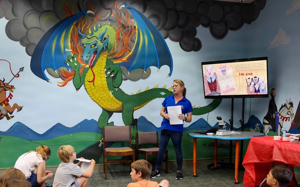 SWFLANT'S STEM Team Collaborates with U.S. Army Corps of Engineers for Storybook STEM at the Camden County Public Library