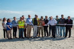 USACE Charleston District and Grand Strand Leaders Cut Ribbon on $72M Beach Renourishment Project
