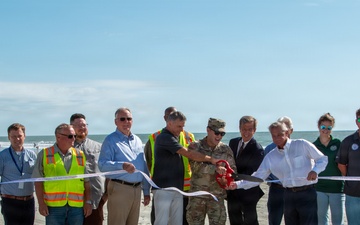 USACE Charleston District and Grand Strand Leaders Cut Ribbon on $72M Beach Renourishment Project