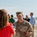 Charleston District Commander Discusses Beach Renourishment Completion with Local Media