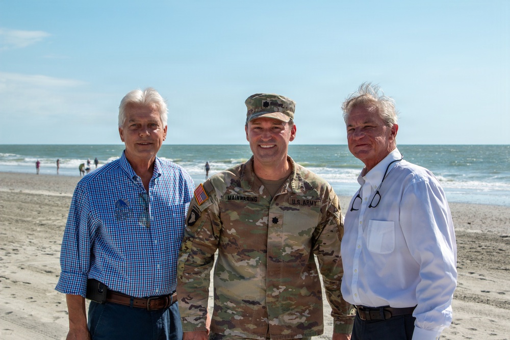 USACE Charleston District and Grand Strand Leaders Cut Ribbon on $72M Beach Renourishment Project