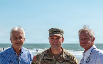 USACE Charleston District and Grand Strand Leaders Cut Ribbon on $72M Beach Renourishment Project