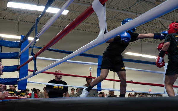 1st Cavalry Division Troopers box head-to-head during Cav Week 105