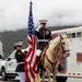 U.S. Marine Corps Mounted Color Guard presents the colors at Big Bear Rodeo