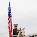 U.S. Marine Corps Mounted Color Guard presents the colors at Big Bear Rodeo