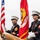 U.S. Marine Corps Mounted Color Guard presents the colors at Big Bear Rodeo