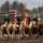 U.S. Marine Corps Mounted Color Guard presents the colors at Big Bear Rodeo