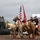 U.S. Marine Corps Mounted Color Guard presents the colors at Big Bear Rodeo