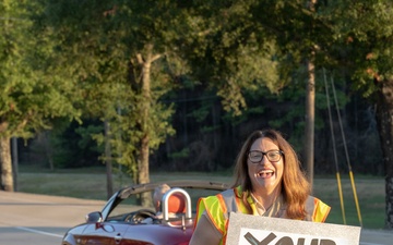 Messages of hope greet Little Rock AFB motorists