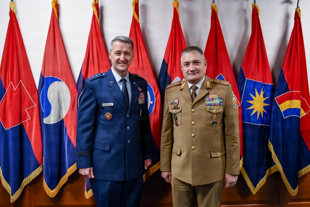 Nordhaus hosts Deputy Chief of Defence of the Romanian Armed Forces in the Pentagon