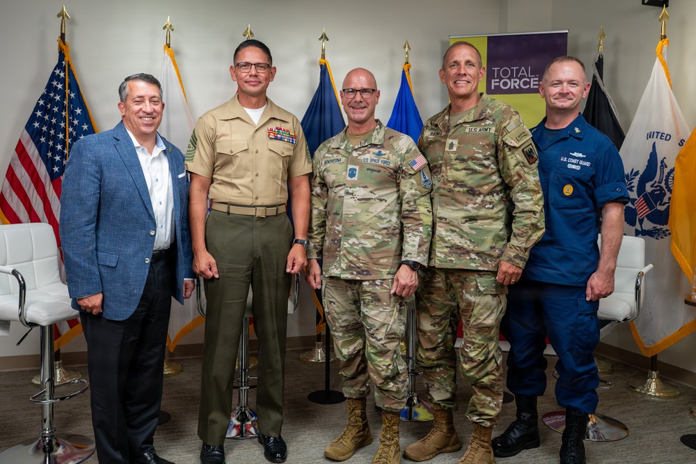 SEA Raines Joins Joint Force Senior Enlisted Leaders at MOAA Forum