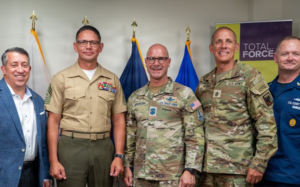SEA Raines Joins Joint Force Senior Enlisted Leaders at MOAA Forum