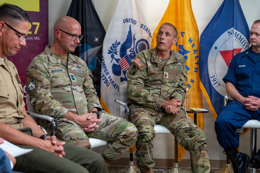 SEA Raines Joins Joint Force Senior Enlisted Leaders at MOAA Forum