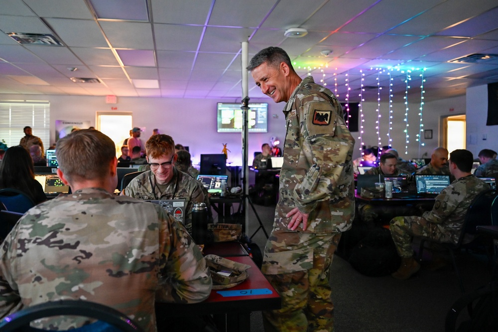 CNGB, SEA Raines Visit Cyber Shield 2026