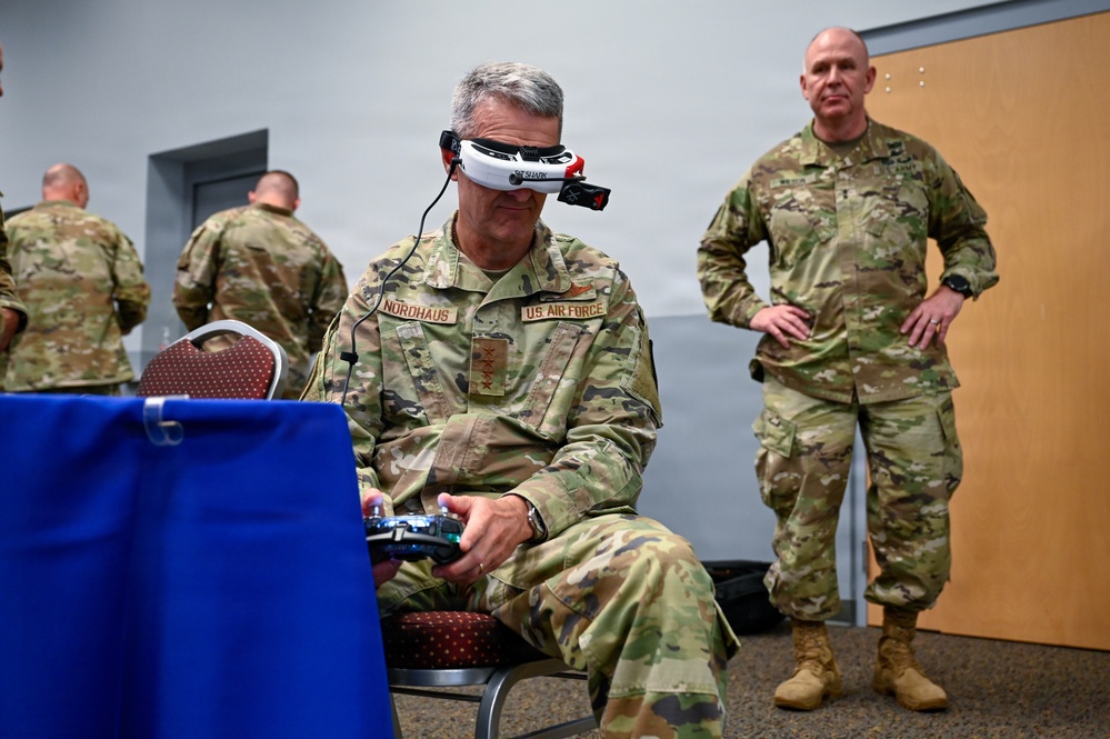 CNGB, SEA Raines Visit Georgia National Guard