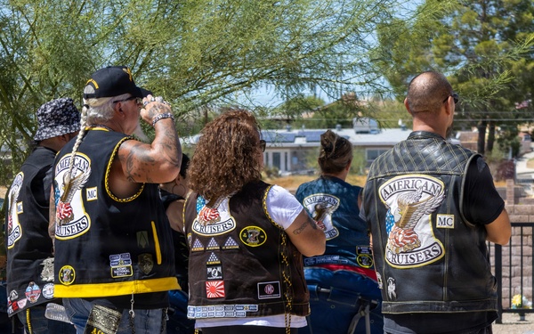 September 11 remembrance ceremony hosted by the U.S. Veterans Support Group in Barstow, California, September 5.