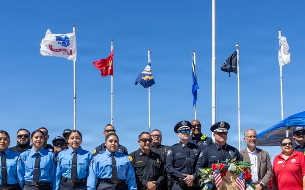 September 11 remembrance ceremony hosted by the U.S. Veterans Support Group in Barstow, California, September 5.