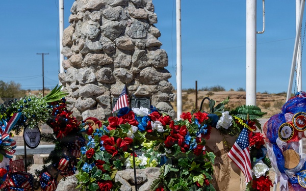 September 11 remembrance ceremony hosted by the U.S. Veterans Support Group in Barstow, California, September 5.