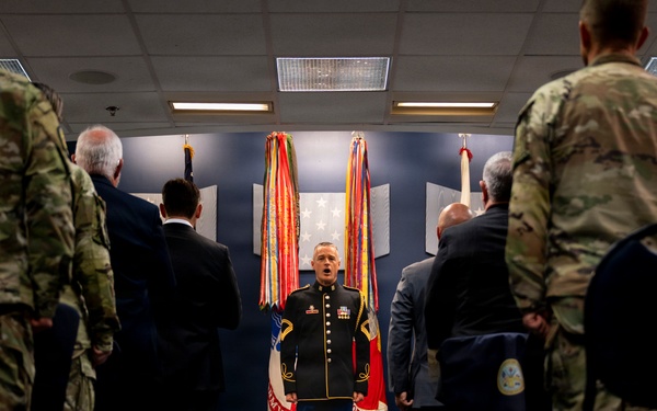 Under Secretary of the Army, Hon. Michael Obadal, and Acting Secretary of the Navy, Hon. Hung Cao host the Zachary and Elizabeth Fisher Distinguished Civilian Humanitarian Award Ceremony.