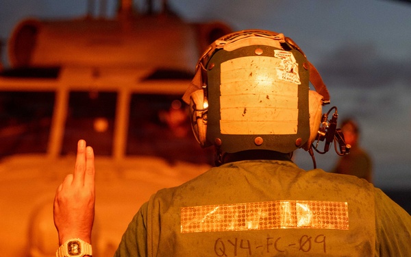 USS Wayne E. Meyer (DDG 108) Conducts Flight Operations