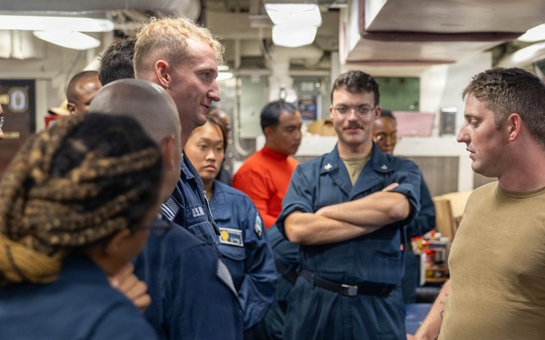 USS Wayne E. Meyer (DDG 108) Conducts Weapon Familiarization