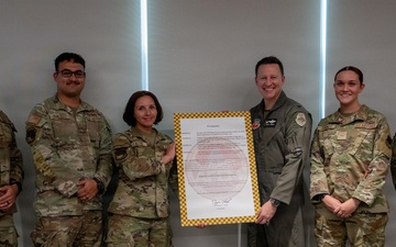 325th FW commander signs National Preparedness Proclamation at Tyndall