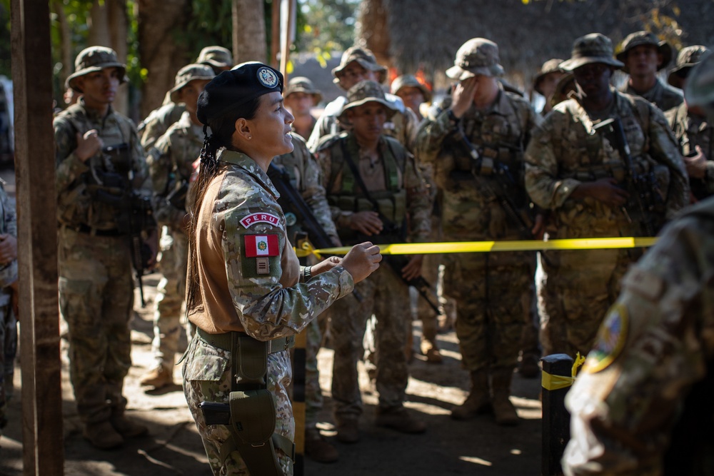 Multinational Forces Conduct Jungle Swimming at SV26