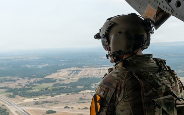 1st Cavalry Division conducts a flyover for Cav Week 105