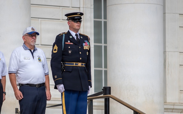 The Old Guard Association wreath-laying at the Tomb of the Unknown Soldier