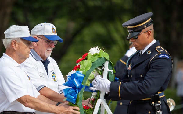The Old Guard Association wreath-laying at the Tomb of the Unknown Soldier
