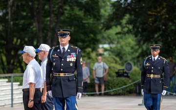 The Old Guard Association wreath-laying at the Tomb of the Unknown Soldier